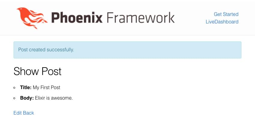 Creating blog posts in elixir and phoenix